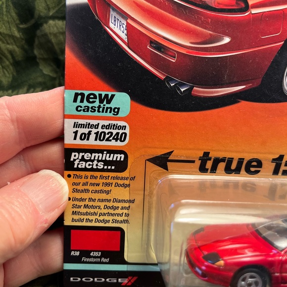 2121-PTTT 1991 Dodge Stealth R/T Twin Turbo Modern Muscle Firestorm Red - Picture 6 of 11